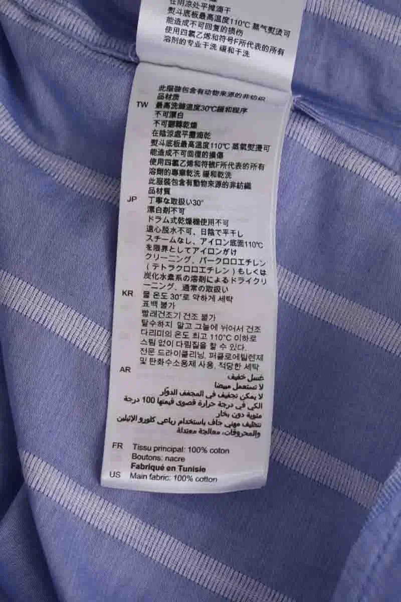 Chemise Sandro Bleu en Coton