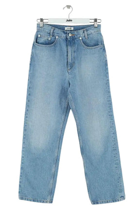 Jean droit Sandro Bleu en Coton, taille S - Seconde Main