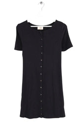 Robe Sézane Noir en Coton, taille M - Seconde Main