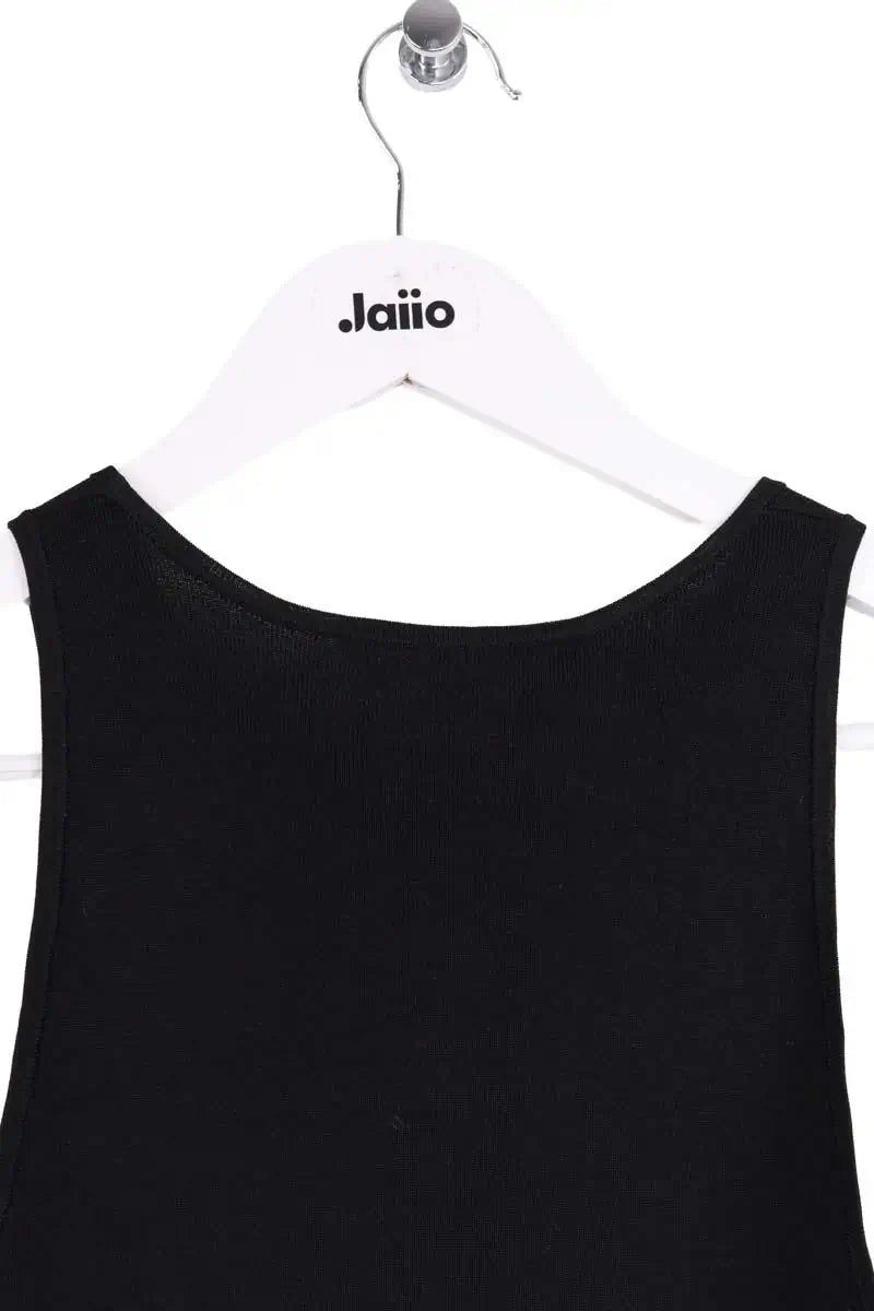 Top sans manche Maje Noir en Viscose
