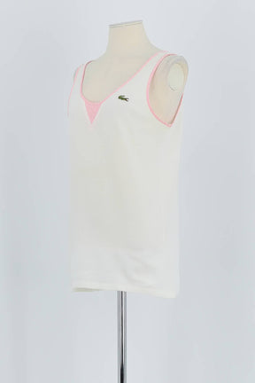 Top sans manche Lacoste  Blanc