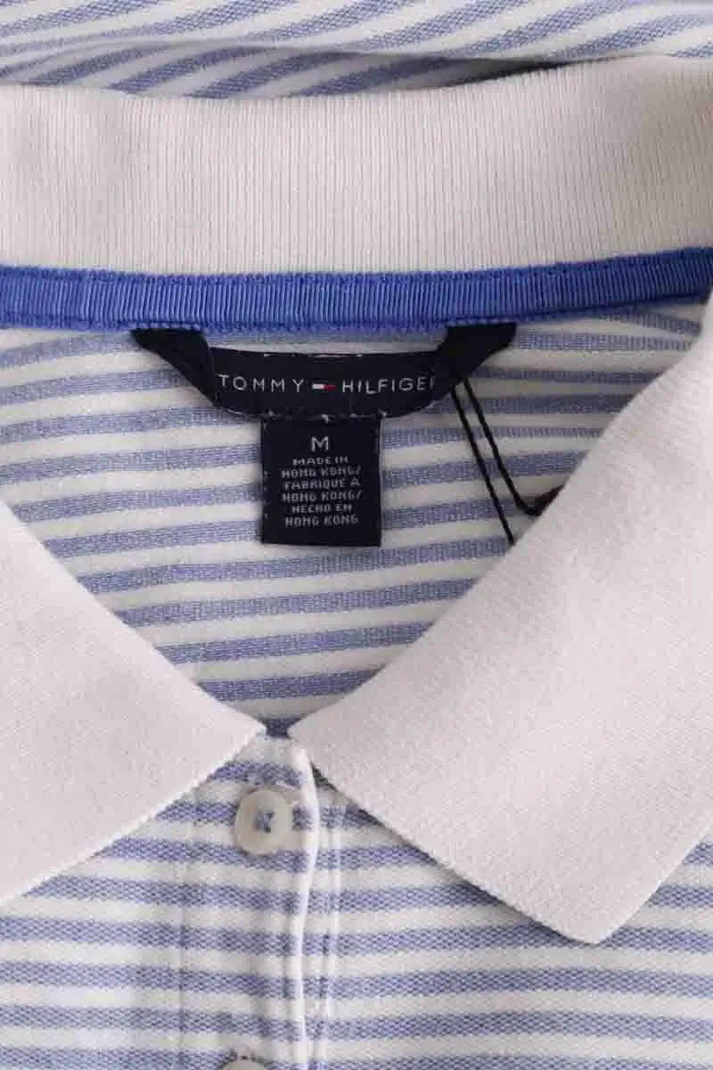 Polo Tommy Hilfiger Bleu en Coton
