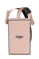 Sac à bandoulière Fendi VERTICAL BOX  Rose en Cuir - Seconde Main