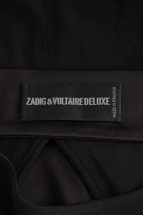 Robe Zadig & Voltaire Raff deluxe Noir en Synthétique