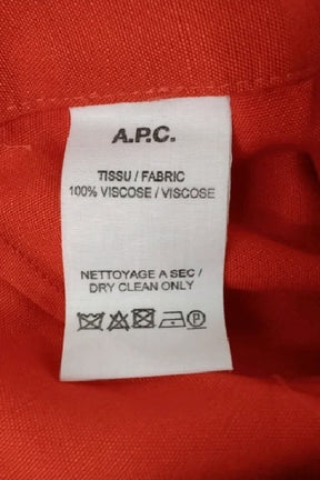 Pantalon large APC  Rouge