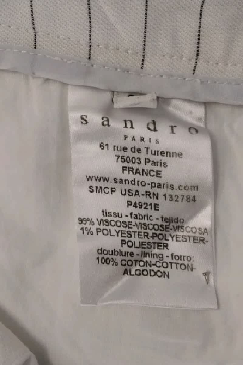 Short Sandro  Blanc