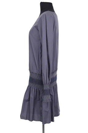 Robe See By Chloé Bleu en Coton