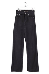 Jean large Levi's Noir en Coton, taille XS - Seconde Main