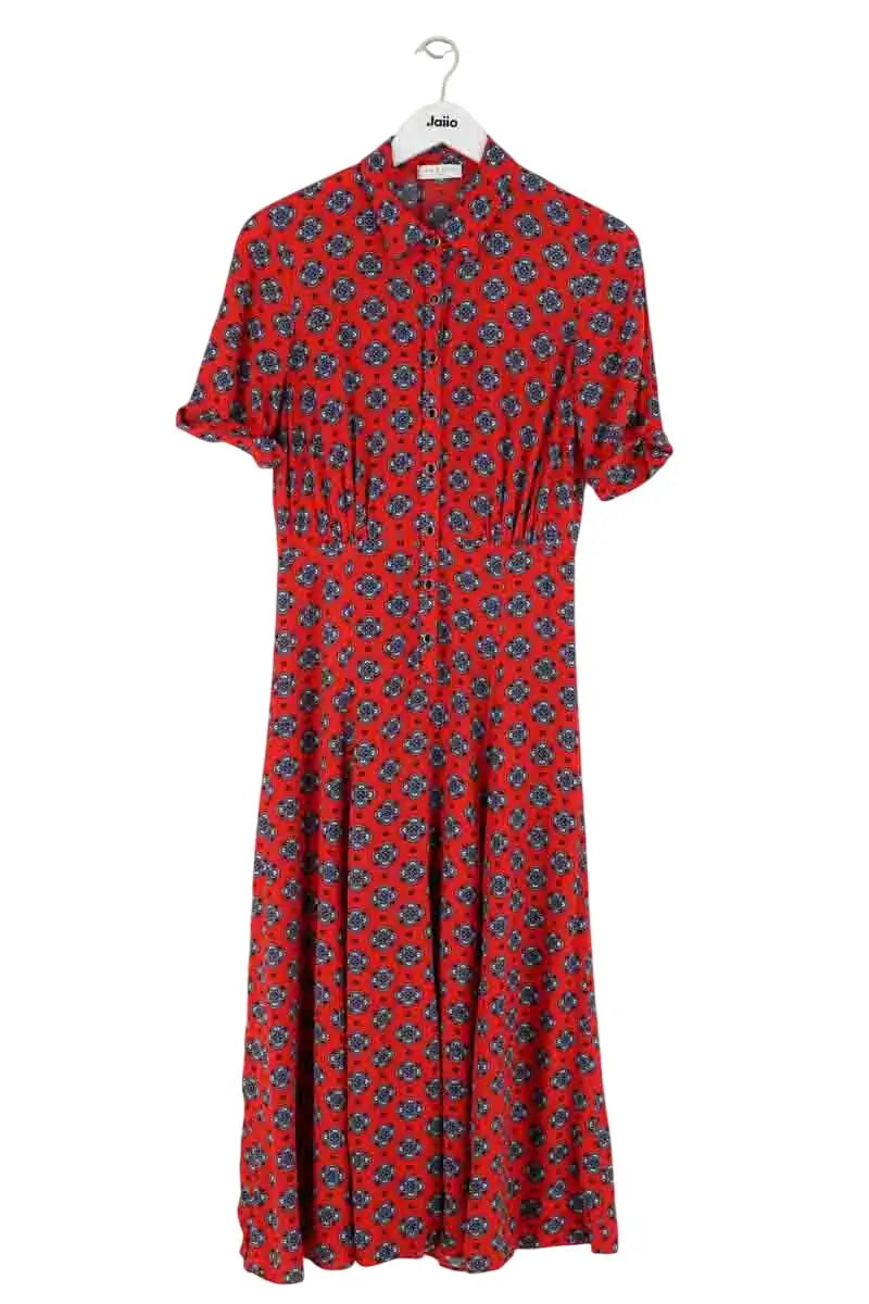 Robe Sandro Rouge en Synthétique, taille M - Seconde Main