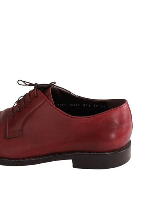 Chaussures à lacets Salvatore Ferragamo Bordeaux en Cuir
