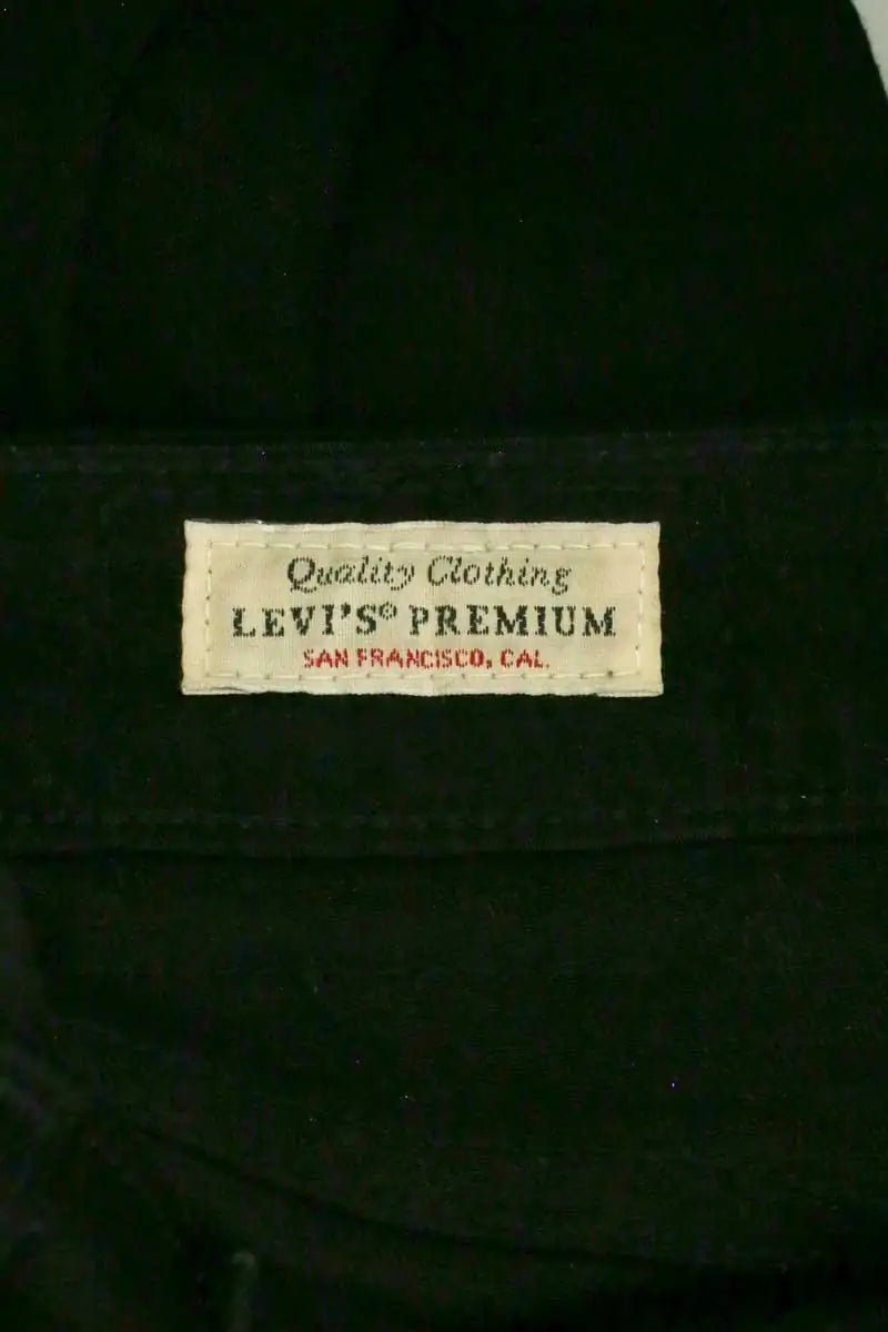 Jean slim Levi's 721 Noir en Coton - élasthanne