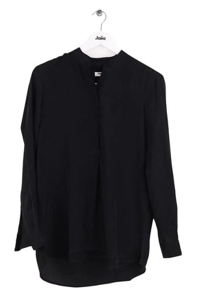 Chemise Max & Moi Noir en Soie, taille XS - Seconde Main