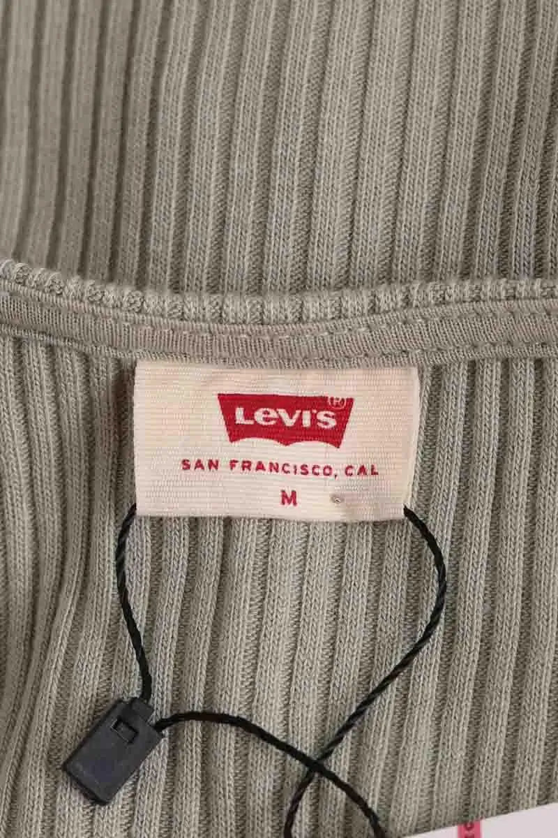 Top Levi's Vert en Coton