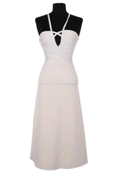 Robe Herve Leger Ecru en Coton, taille S - Seconde Main