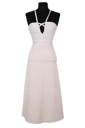 Robe Herve Leger Ecru en Coton, taille S - Seconde Main