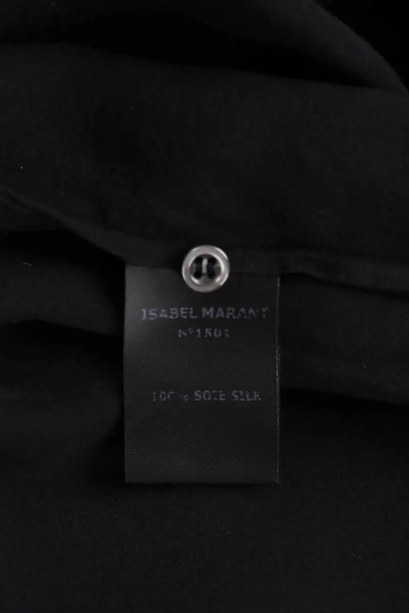 Chemise Isabel Marant Noir en Soie