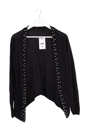 Cardigan Maje Noir en Laine, taille S - Seconde Main