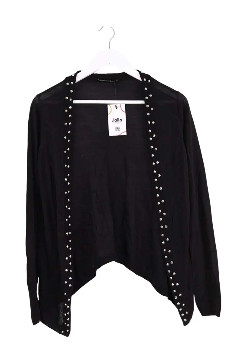 Cardigan Maje Noir en Laine, taille S - Seconde Main