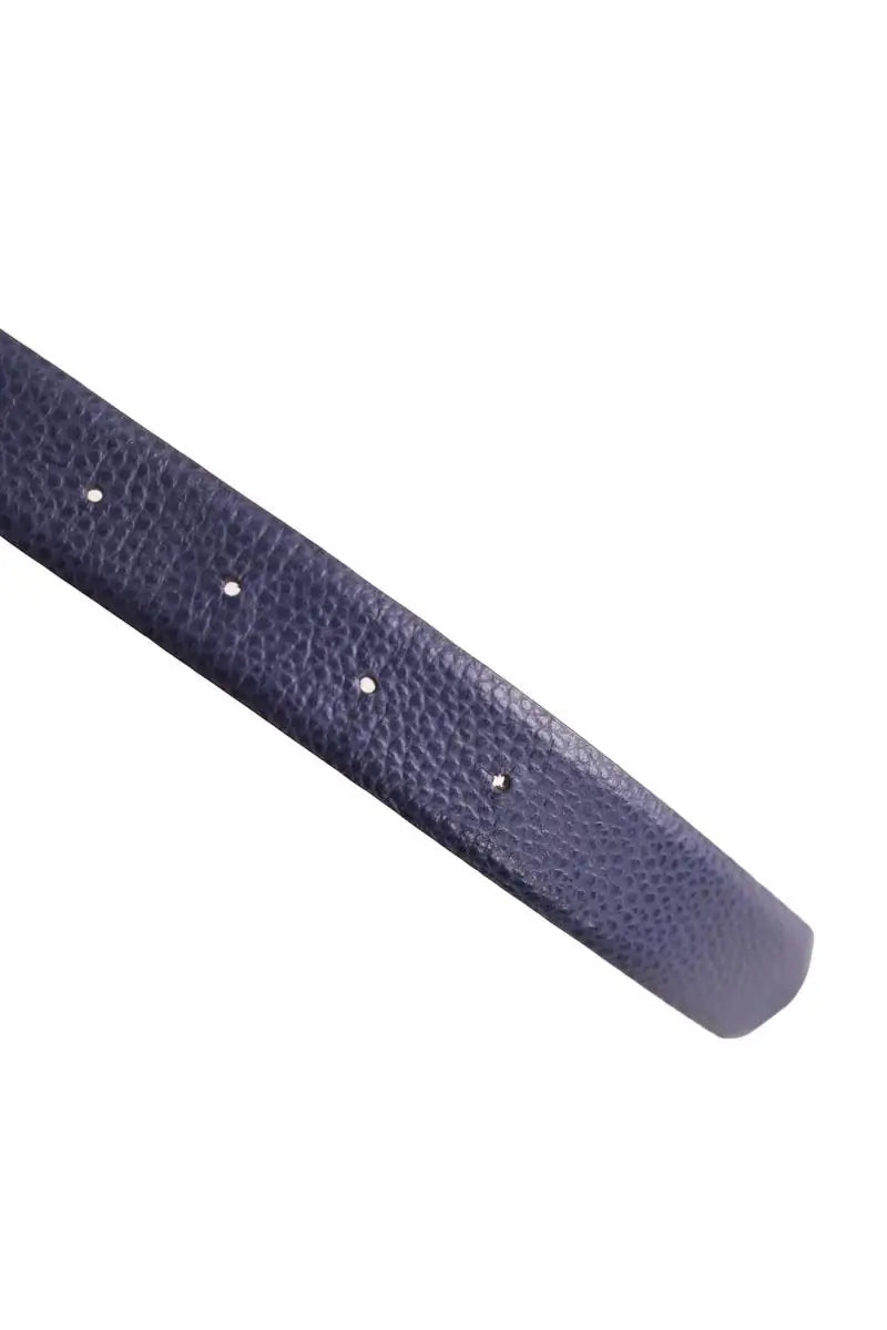 Ceinture en cuir Ralph Lauren Marine en Cuir