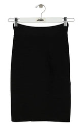 Jupe Maje Noir en Viscose, taille XS - Seconde Main