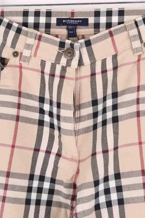 Pantalon Burberry Beige en Coton