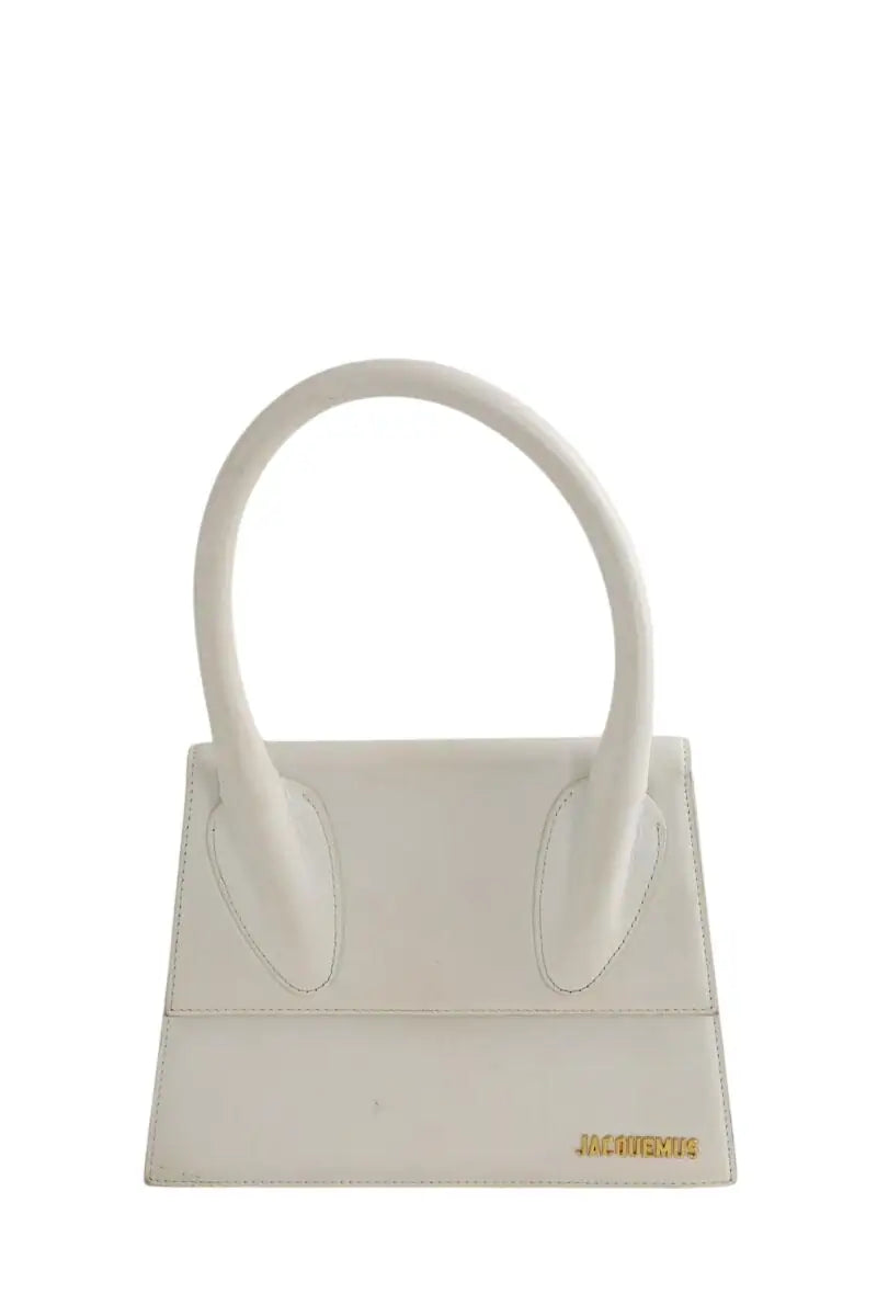 Sac à main Jacquemus Chiquito Blanc en Cuir, taille  - Seconde Main