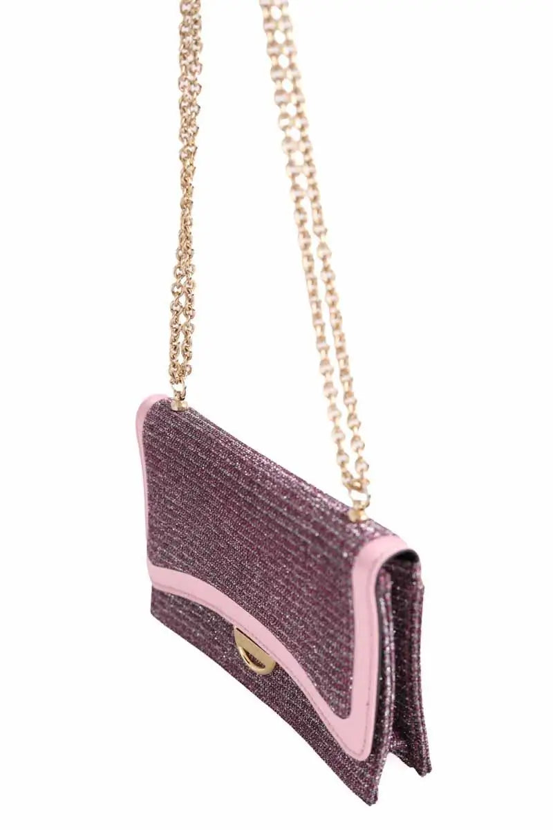Mini sac Emilio Pucci Rose en Cuir