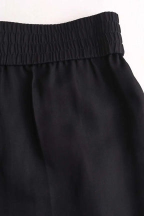 Bermuda Joseph Noir en Soie