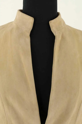 Veste Max Mara Beige en Cuir
