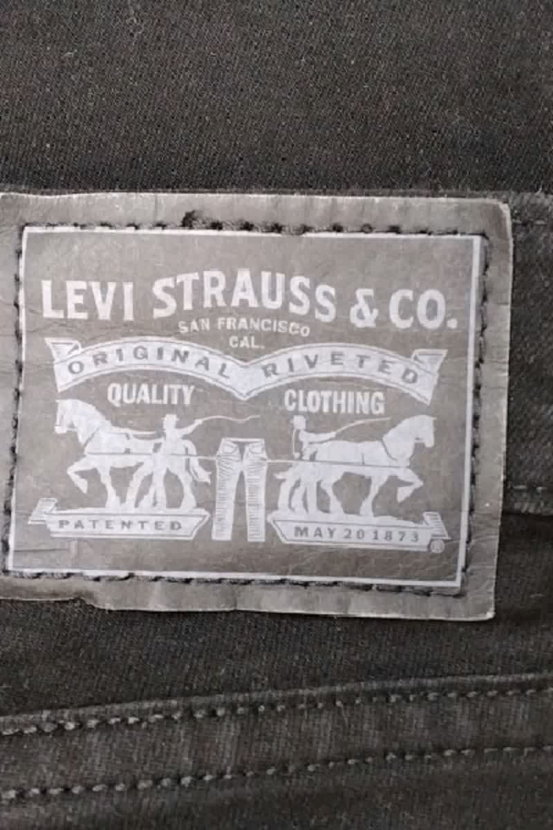 Jean droit Levi's  Noir