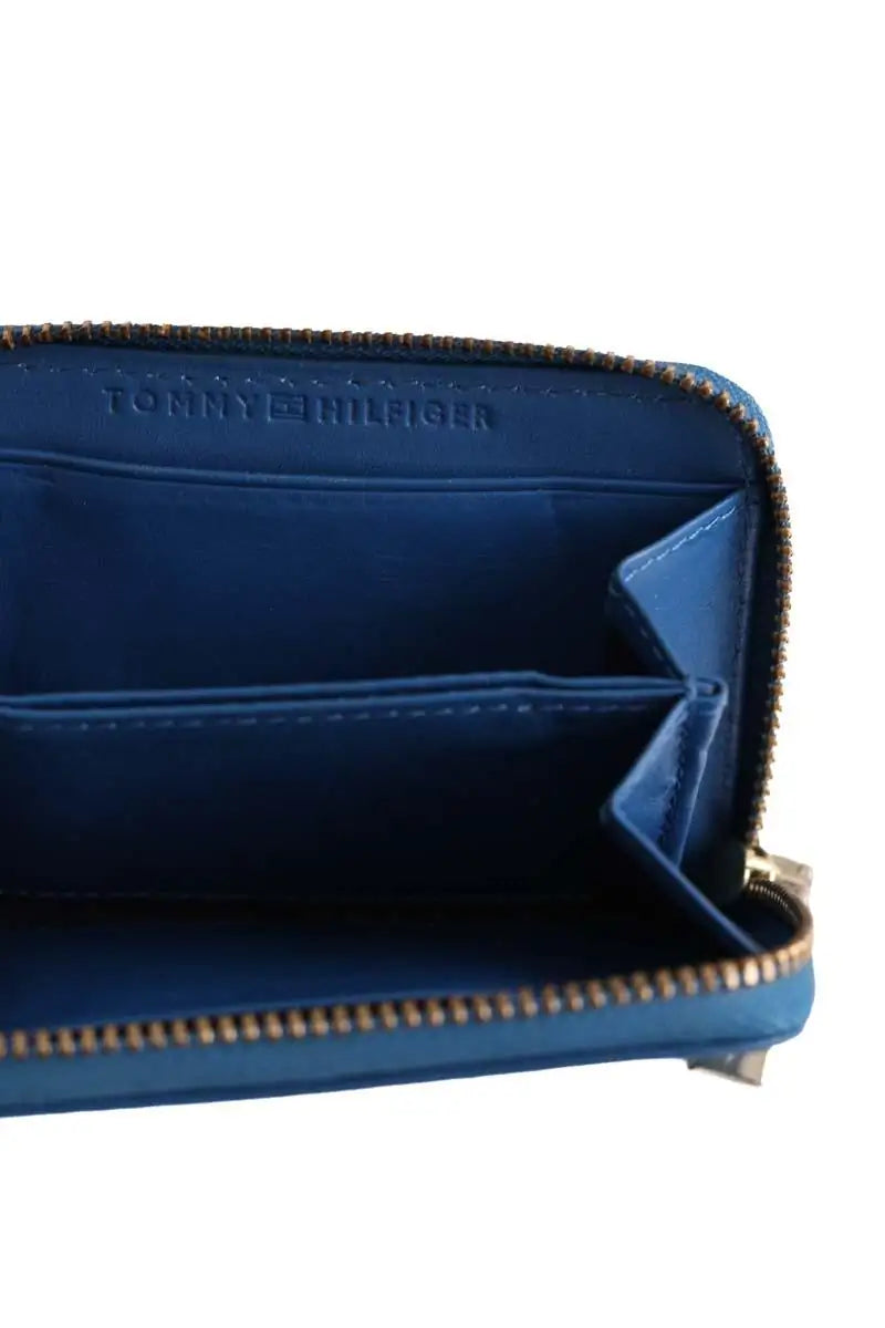 Porte-carte Tommy Hilfiger Bleu en Cuir