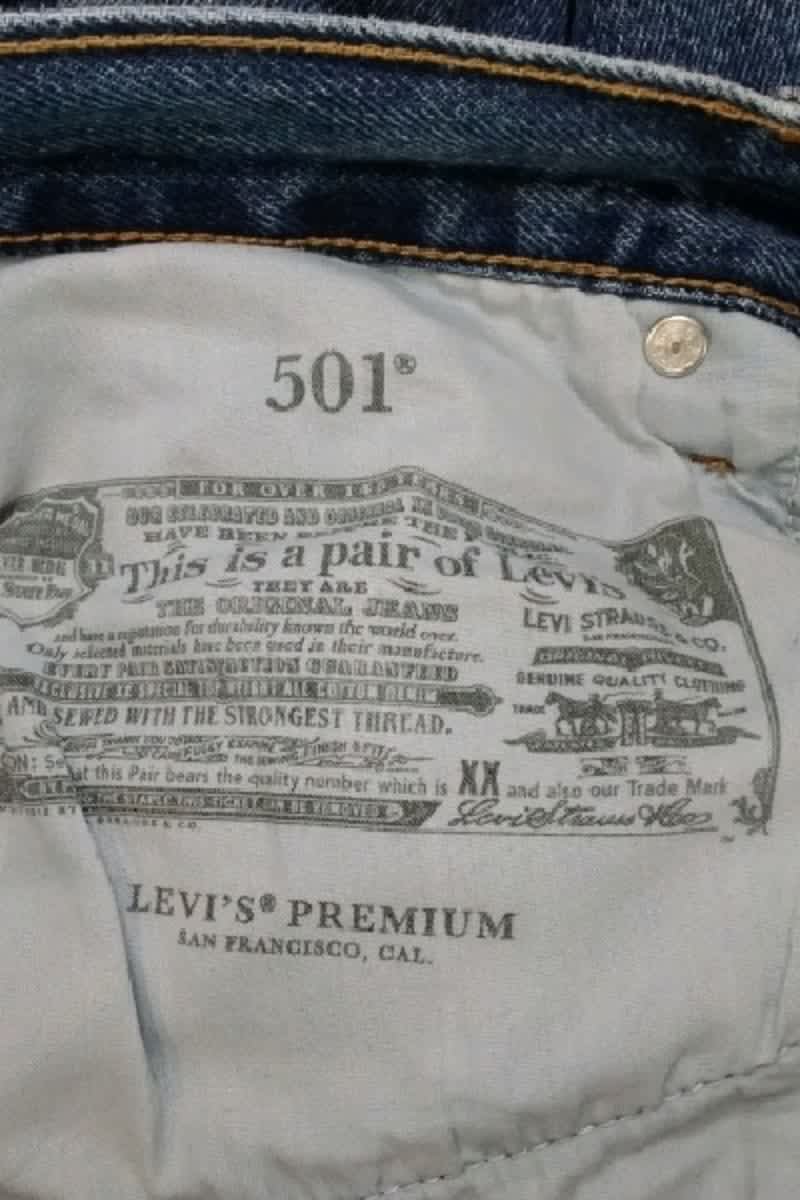 Jean droit Levi's  Bleu