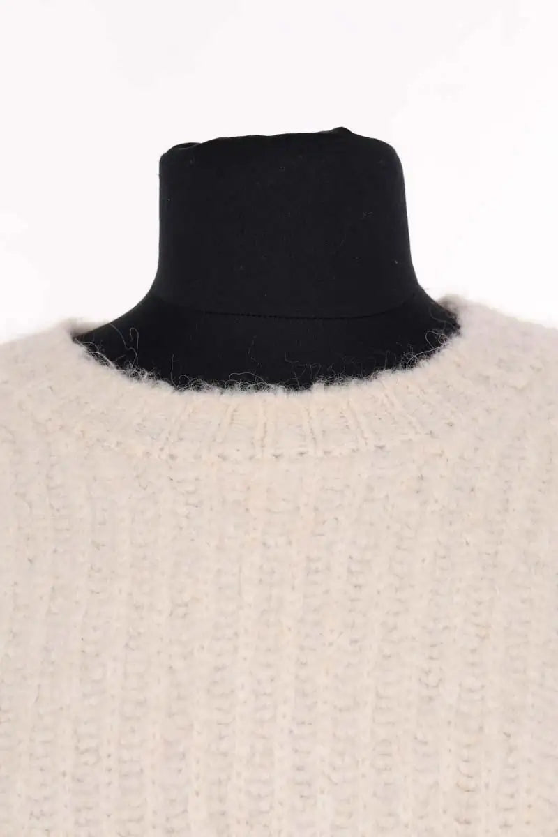 Pull Sandro Beige en Laine