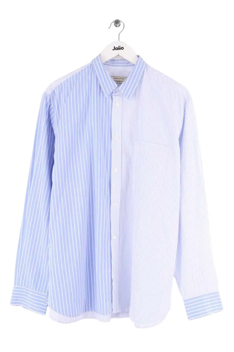 Chemise Kitsuné Bleu en Autre, taille L - Seconde Main