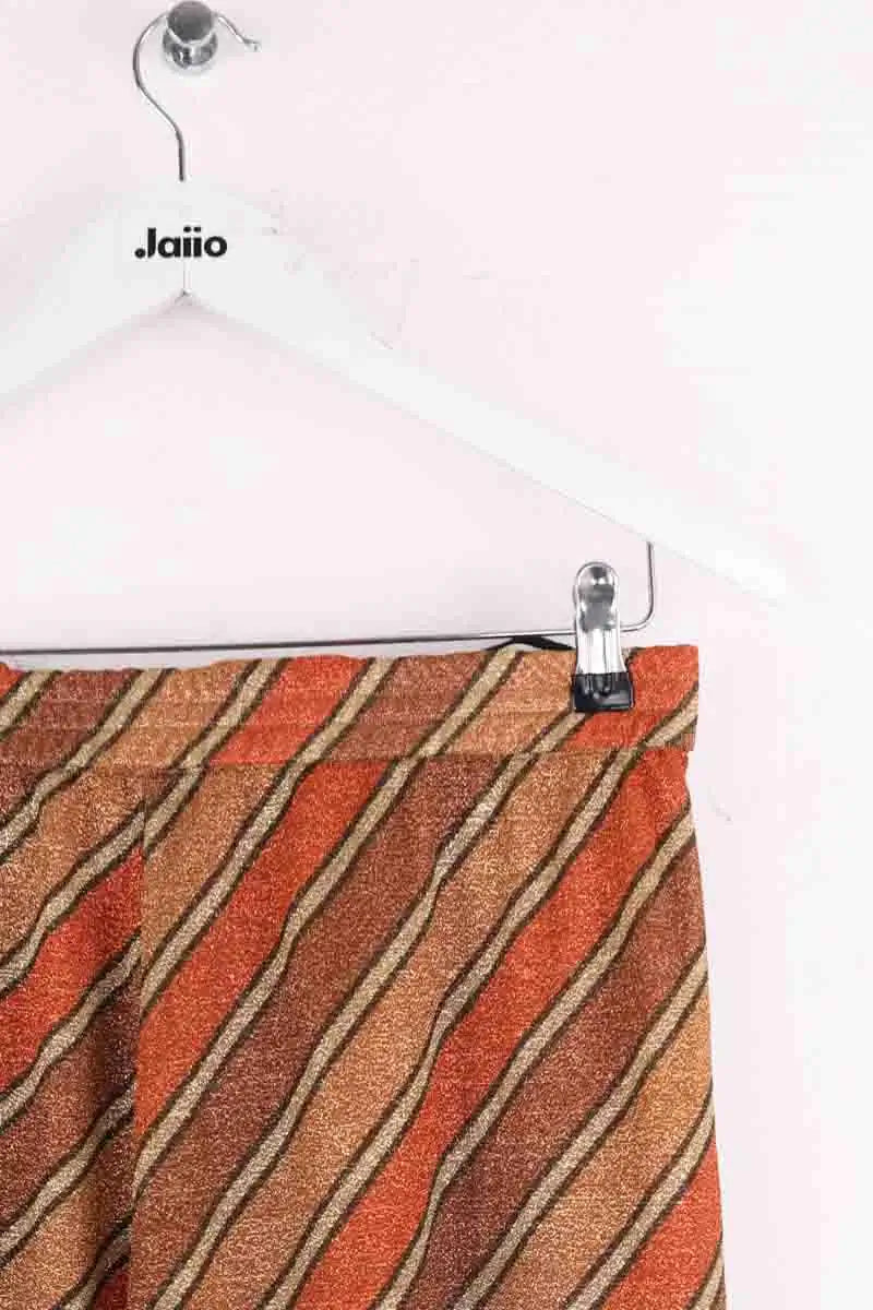 Pantalon Attic And Barn Marron en Synthétique