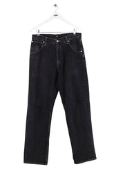 Jean droit Other Brand Noir en Coton, taille XL - Seconde Main