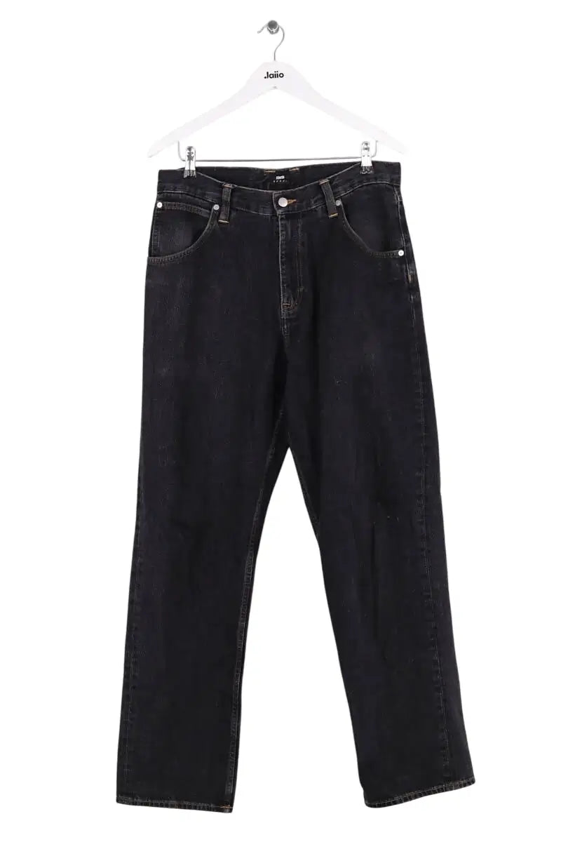 Jean droit Other Brand Noir en Coton, taille XL - Seconde Main