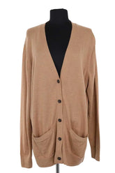 Cardigan Ralph Lauren Camel en Laine, taille L - Seconde Main
