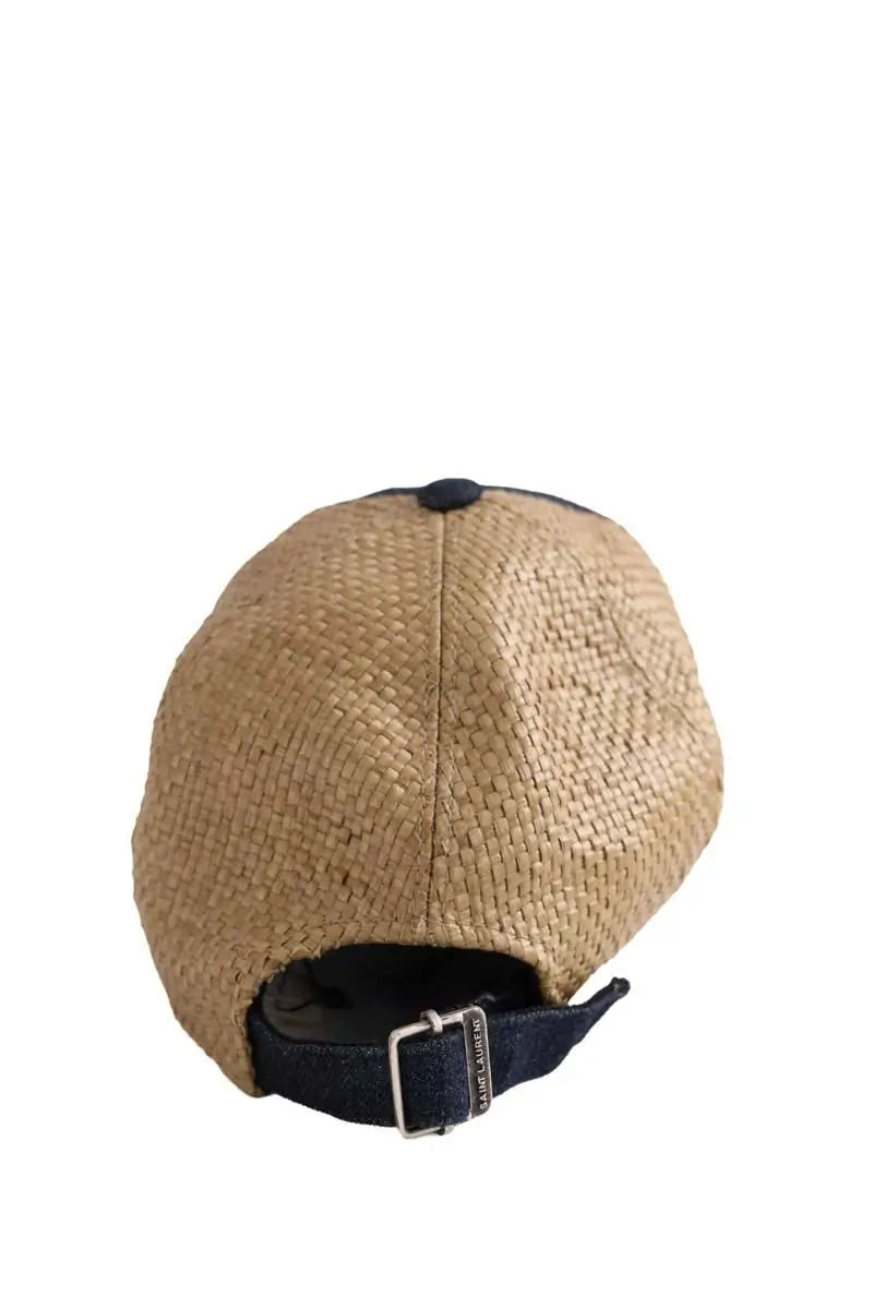 Casquette Saint Laurent Bleu en Coton