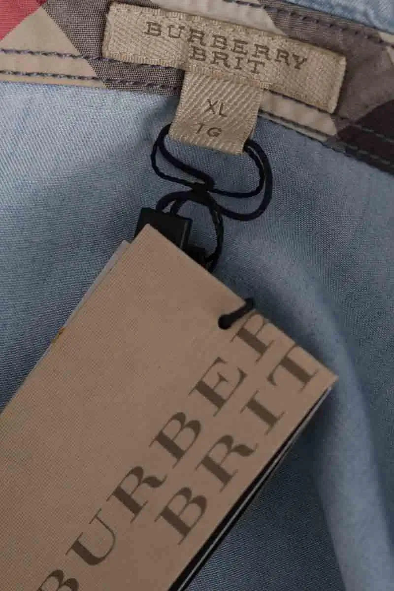 Chemise Burberry Bleu en Coton