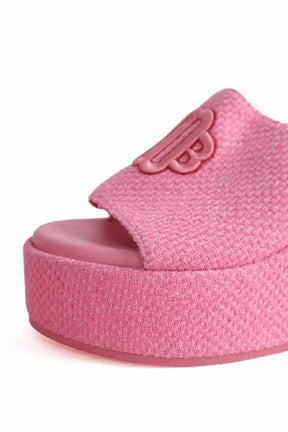 Mules Maje Rose en Tissu