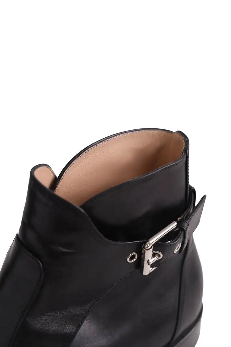 Boots à boucles Gianvito Rossi Noir en Cuir