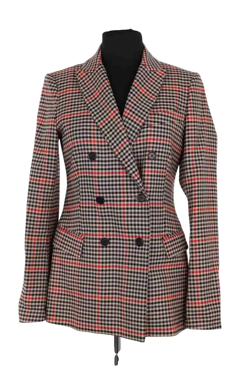 Blazer Parosh Beige en Laine, taille XS - Seconde Main