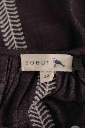 Blouse Soeur Anthracite en Soie