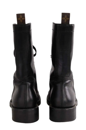 Boots à lacets Louis Vuitton Noir en Cuir