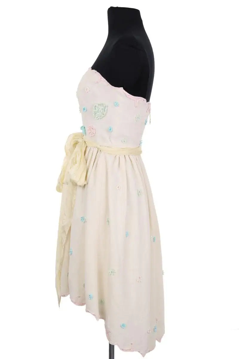 Robe Manoush Beige en Viscose