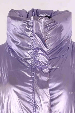 Doudoune Gertrude+Gaston Violet en Fourrure