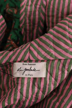 Manteau La Gambade Vert en Coton