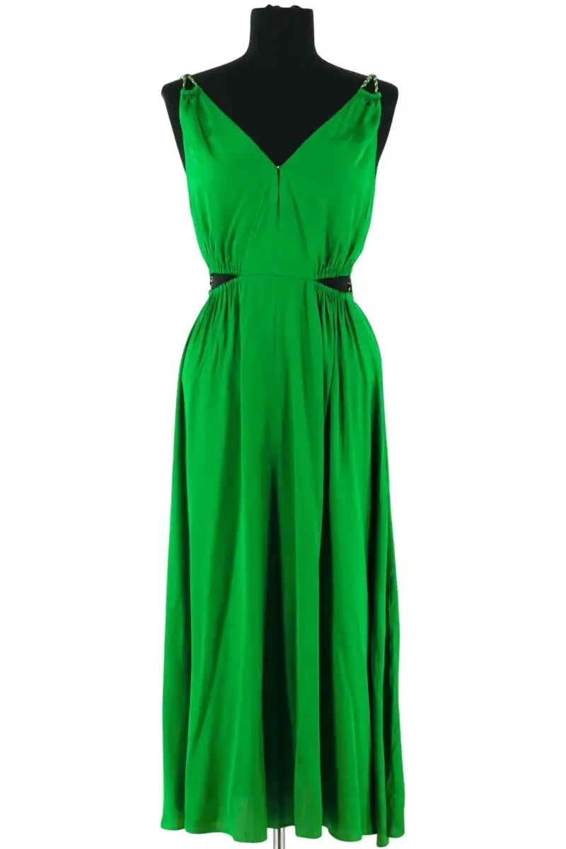 Robe Maje Vert en Viscose, taille S - Seconde Main