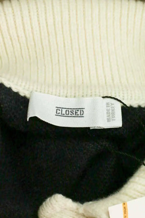 Pull Closed Multicolore en Laine